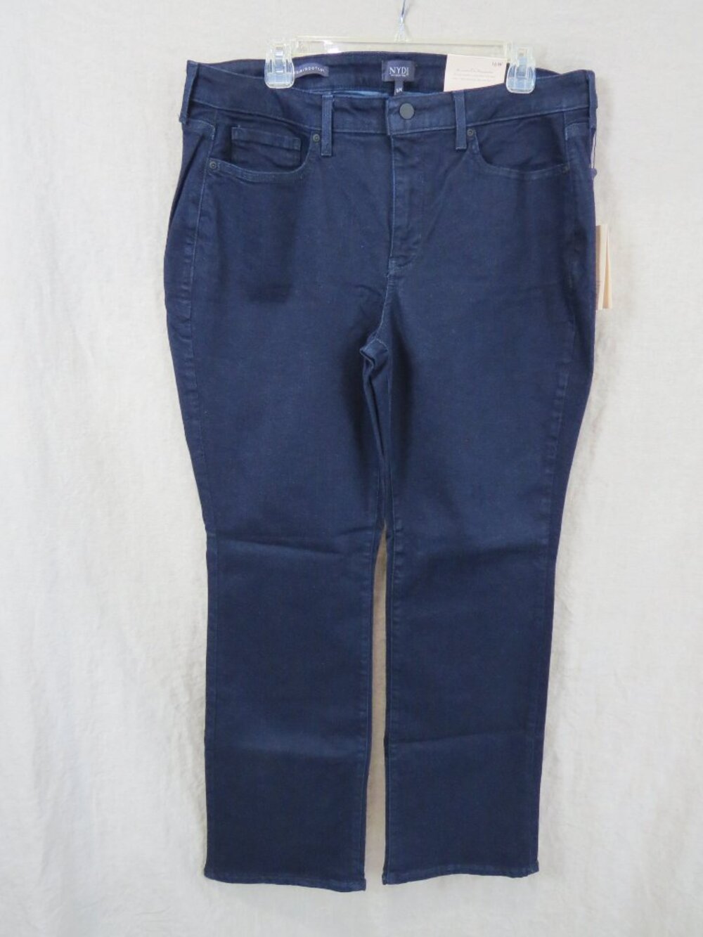 NYDJ Barbara Bootcut Jeans Denim SIZE 16W Lift x Tuck NEW Dark Blue Rinse